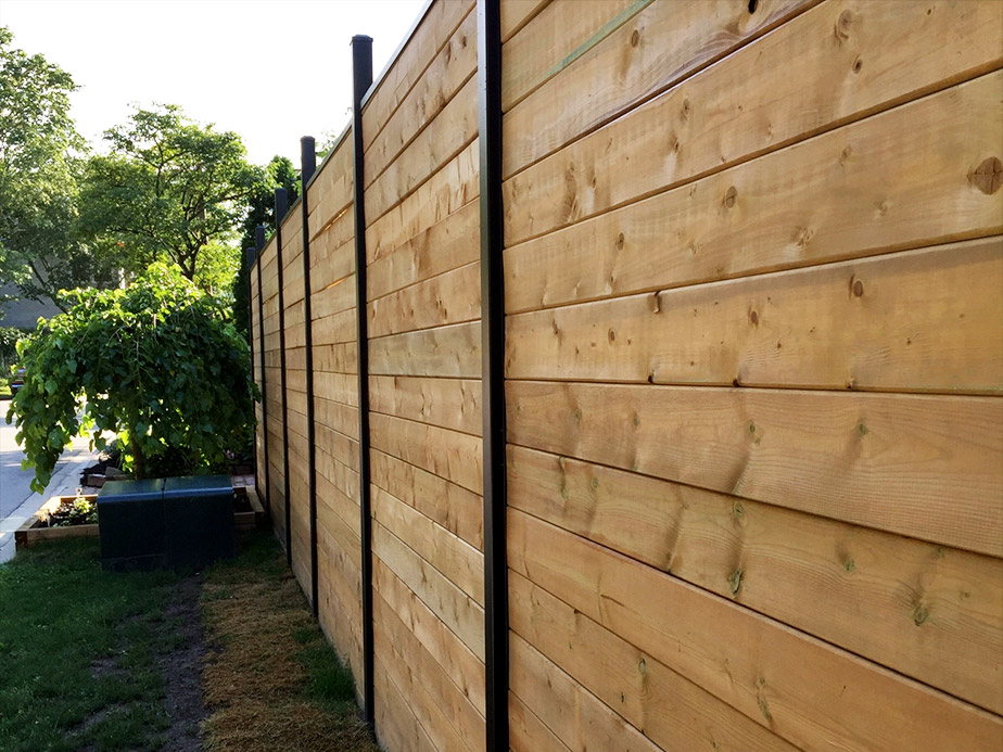 Specialty Mixed Material Fence in Dayton Ohio